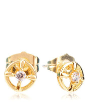 18-K Gold Plated Stylish Earrings - 24888
